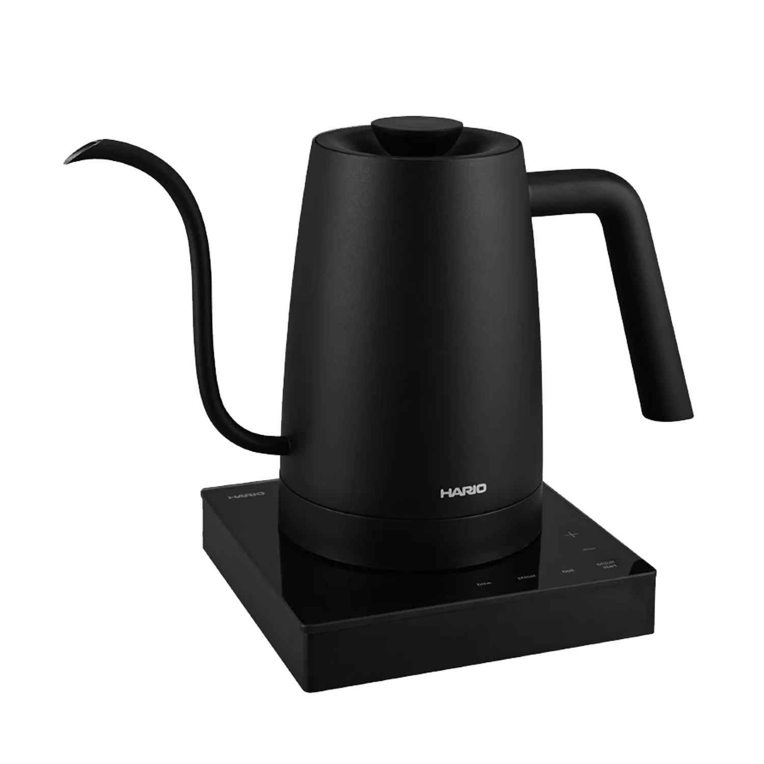 Precisie schenken met gooseneck waterkoker tijdens filterkoffie zetten