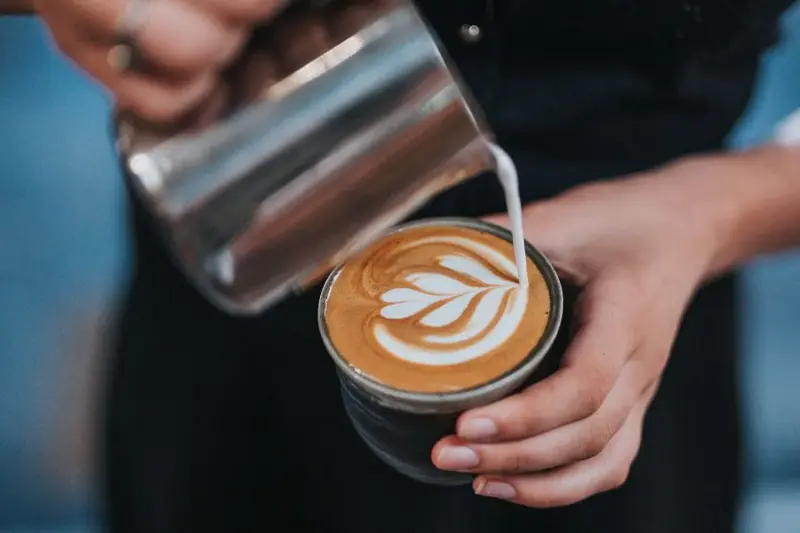 cappuchino met latte art cappuchino met latte art